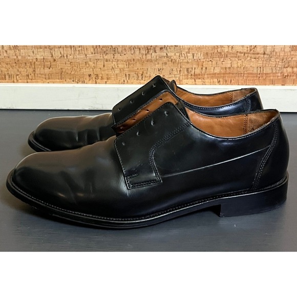 BOSTONIAN Black Leather Wing tip Oxford Dress Shoes Size 11.5M